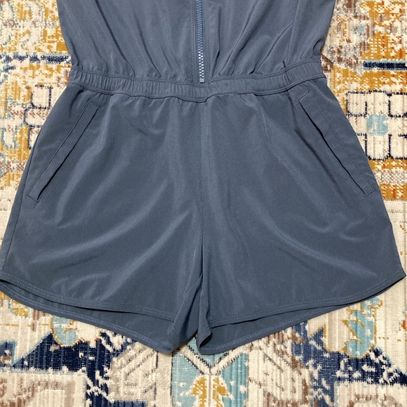 🐲💙Athleta Girl Ready Go Hoodie Romper - Picture 5 of 11